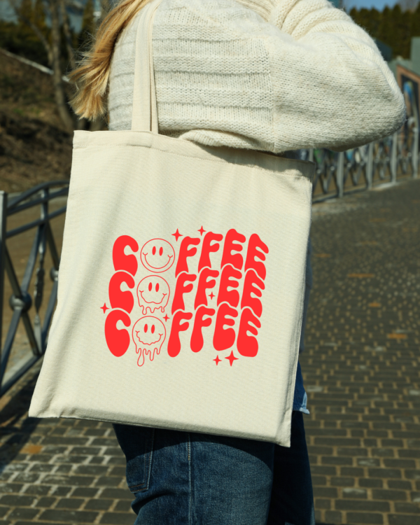 Coffee Tote Bag – Cute Gift for Coffee Lovers - Image 2
