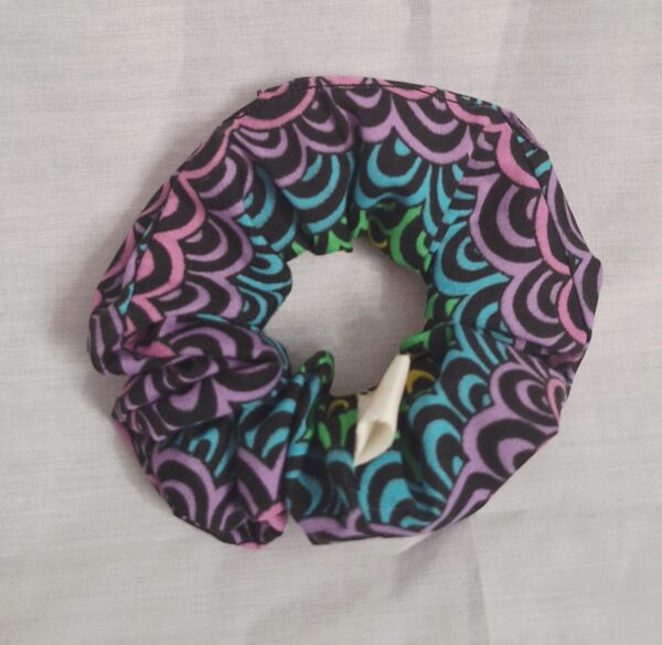 Rainbow scrunchie