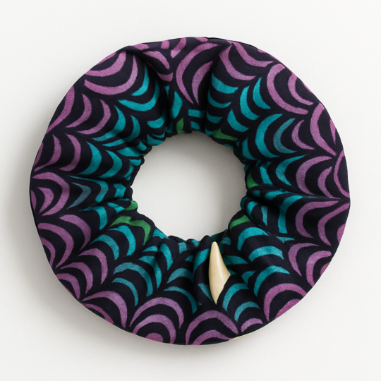 Rainbow scrunchie