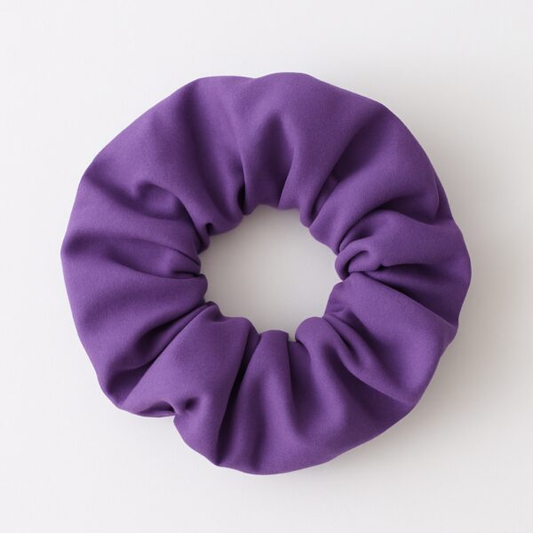 Purple Scrunchie – Gentle Hold for All Hair Types